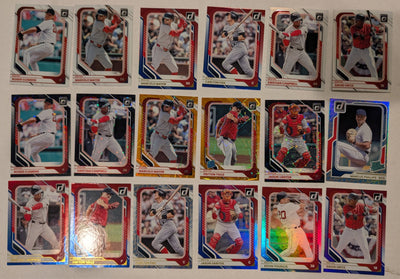 2026 Donruss Optic reds parallel lot