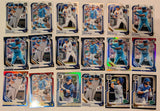2026 Donruss Optic Kansas City Royals Parallel Lot 18 Cards - Bobby Witt Jr., George Brett, Bo Jackson - Optic & Foil Parallels