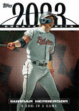 2024 Topps Series 1 2023 Greatest Hits Gunnar Henderson #23GH-18