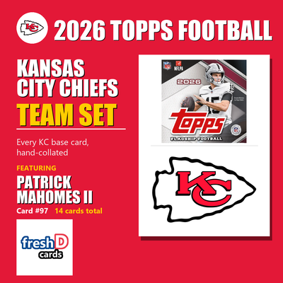 Kansas City Chiefs 2026 Topps Football team set