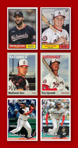 2024 Topps Archives Team Set Washington Nationals CJ Abrams MacKenzie Gore 1961 1970 1994