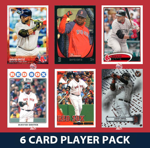David Ortiz Boston Red Sox 6 Card Legend Pack 2023 2024 Topps Bowman 2025 2024 2023
