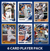 David Wright 6 Card Legend Pack 2026 2024 2022 Donruss Topps New York Mets