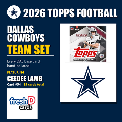 Dallas Cowboys 2026 Topps Football team set
