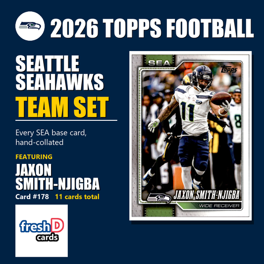 Seattle Seahawks 2026 Topps Football team set