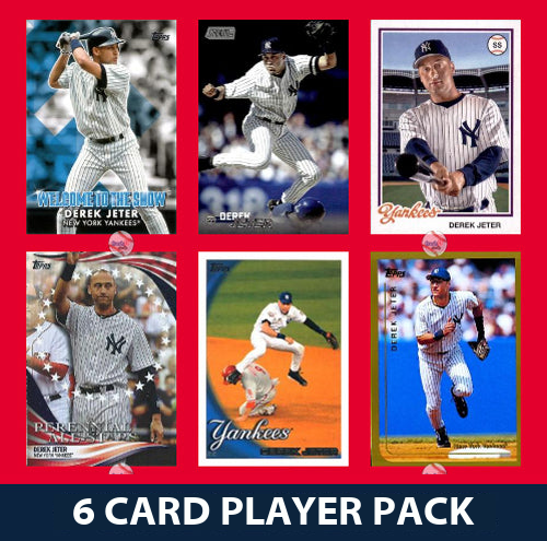 Derek Jeter New York Yankees 6 Card Legend Pack Topps Bowman 2025 2024 2023