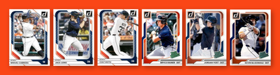 2026 Donruss Baseball Team Set 6 Cards Detroit Tigers Cabrera McGonigle