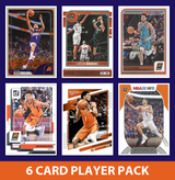 Devin Booker 6 Card Player Pack 2025 2024 2023 Hoops Donruss Phoenix Suns