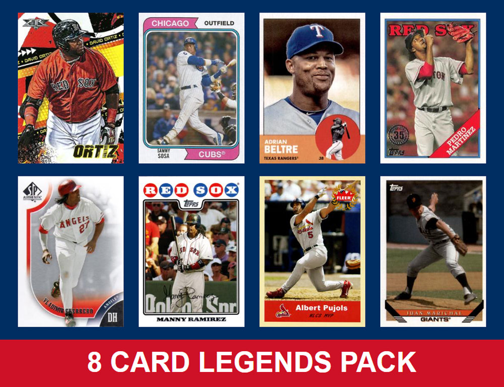 Dominican Republic 8 Card MLB Legends Pack 2024 2023 Topps Bowman Ortiz Ramirez plaque