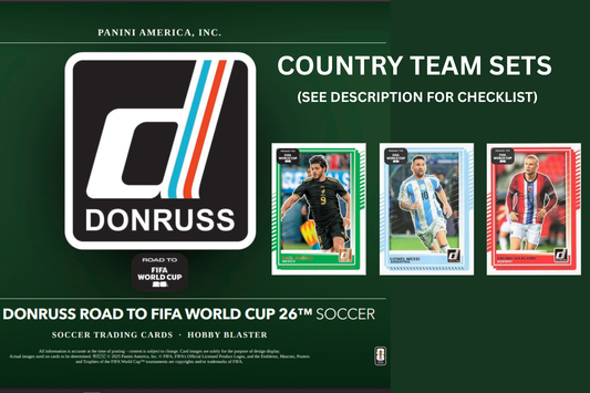 2025-26 Donruss Road to FIFA World Cup 26 Soccer - Country Team Sets