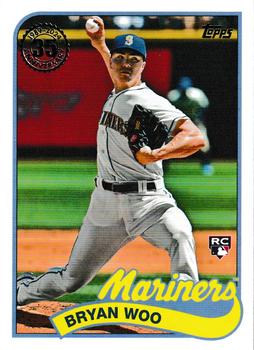 2024 Topps Series 1 1989 Topps Baseball Bryan Woo #89B-40