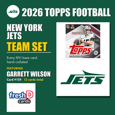 New York Jets 2026 Topps Football team set