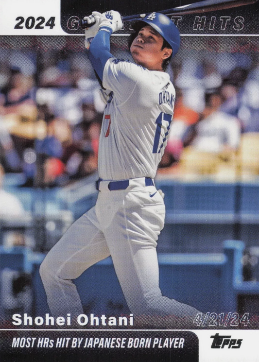 2025 Topps Series 1 2024 Greatest Hits Shohei Ohtani #GH-8