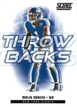 2025 Score Throwbacks Malik Nabers #11