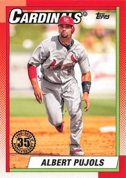 2025 Topps Series 1 1990 Topps Baseball Albert Pujols #T90-68