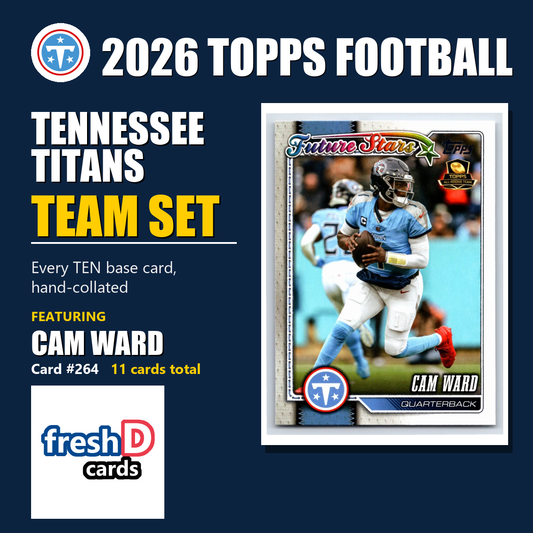 Tennessee Titans 2026 Topps Football team set