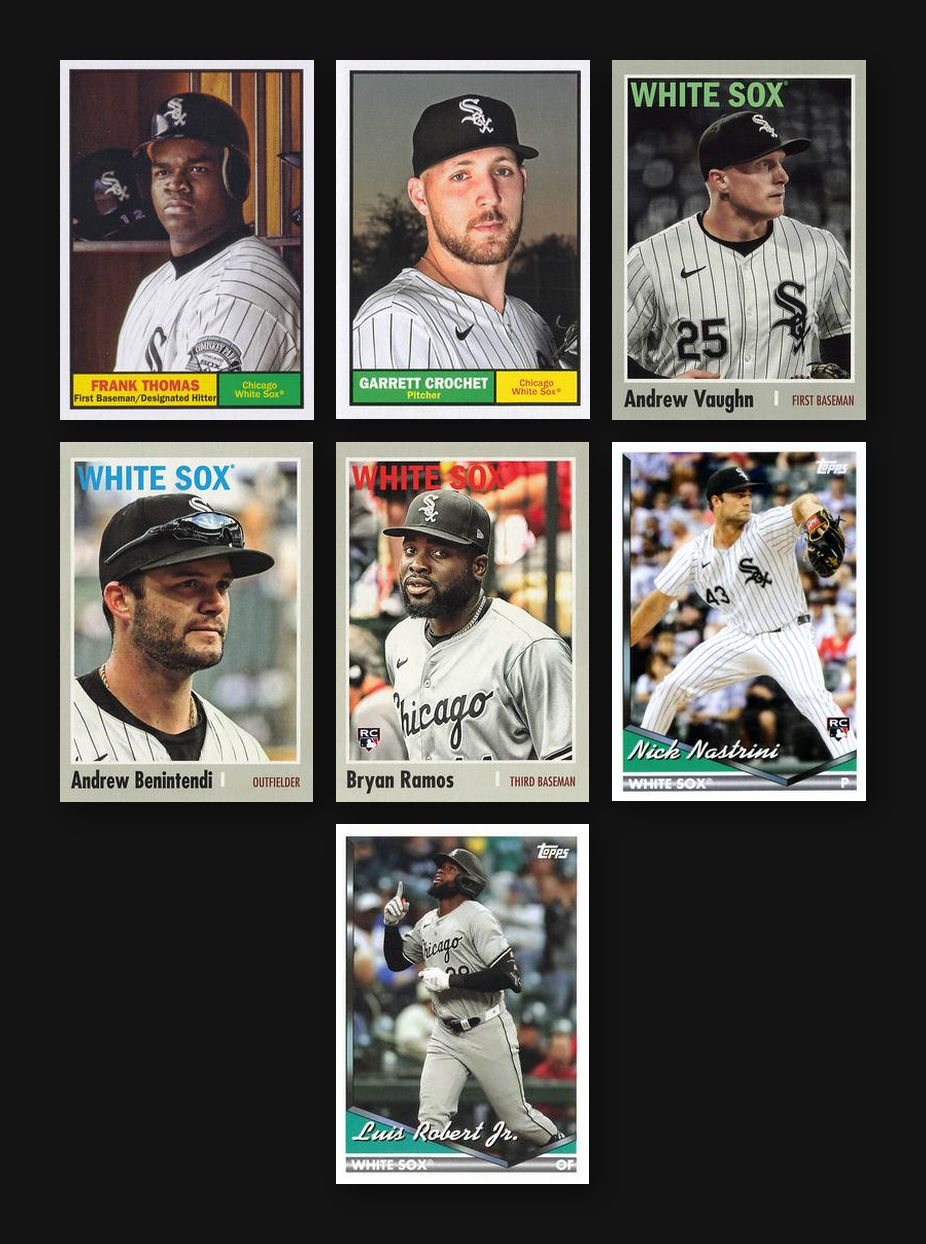 Chicago White Sox 2024 Topps Archives team set - all base cards