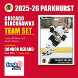 Chicago Blackhawks - Connor Bedard & Artyom Levshunov (RC) - 2025-26 Parkhurst Hockey (11-Card Team Set)