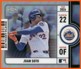 2026 Topps Chrome Big Ticket Players Juan Soto #BTP-11