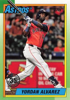 2025 Topps Series 1 1990 Topps Baseball Yordan Alvarez #T90-82
