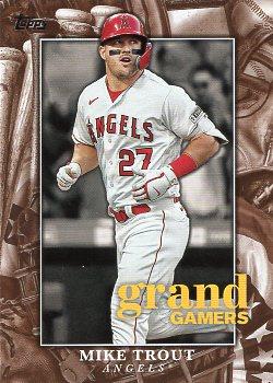 2024 Topps Series 1 Grand Gamers Mike Trout #GOG-20