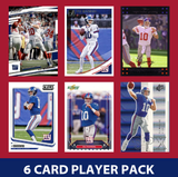 Eli Manning 6 Card Legend Pack Donruss 2023 2024 2025 Topps Panini Score New York Giants