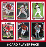 Elly De La Cruz 6 Card Player Pack 2026 2025 Topps Bowman Cincinnati Reds