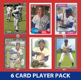 Ernie Banks Chicago Cubs 6 Card Legend Pack Topps Bowman 2025 2024 2023 2022