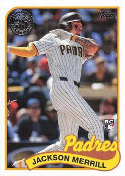 Jackson Merrill 2024 Topps Update 1989 Topps Baseball 35th Anniversary #89US-35