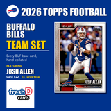 2026 Topps Football Buffalo Bills Team Set - Complete Hand-Collated Card Set