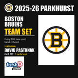 Boston Bruins - David Pastrnak & Charlie McAvoy - 2025-26 Parkhurst Hockey (7-Card Team Set)