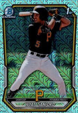 2026 Bowman Chrome Prospects Mega Box Mojo Refractor Wyatt Sanford #BCP-66