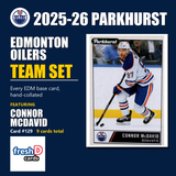 Edmonton Oilers - Connor McDavid & Leon Draisaitl - 2025-26 Parkhurst Hockey (9-Card Team Set)