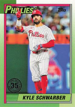 2025 Topps Series 1 1990 Topps Baseball Kyle Schwarber #T90-31
