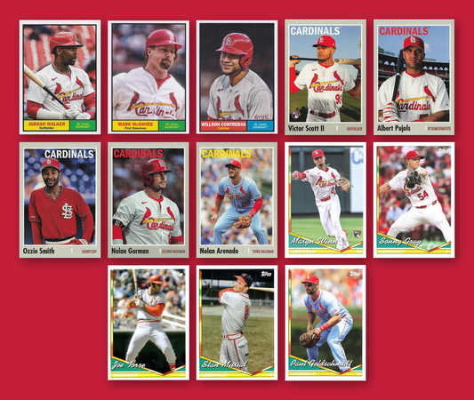 St. Louis Cardinals 2024 Topps Archives team set - all base cards