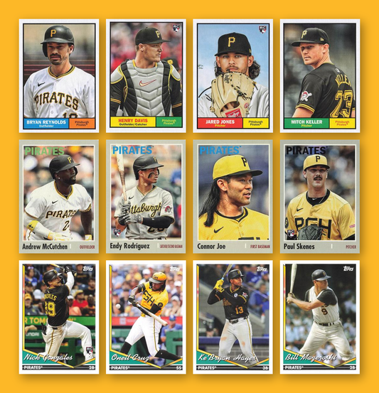 Pittsburgh Pirates 2024 Topps Archives team set - all base cards
