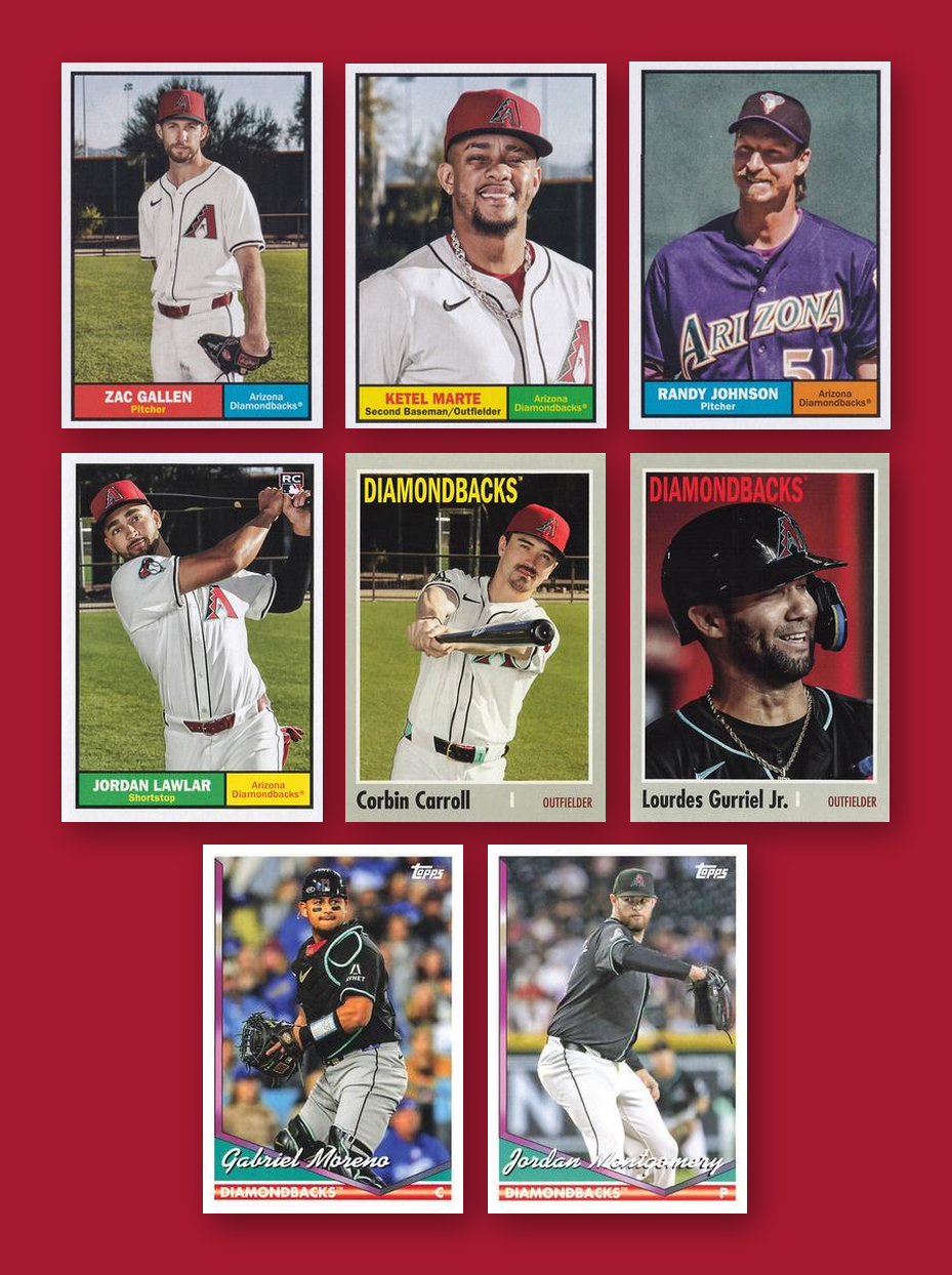 Arizona Diamondbacks 2024 Topps Archives team set - all base cards