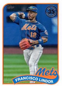 2024 Topps Series 1 1989 Topps Baseball Francisco Lindor #89B-22