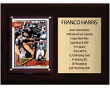 Franco Harris Pittsburgh Steelers Hall of Fame Stats Plaque 6x8 1 Card Prizm, Donruss, Score 2024 2025 2026
