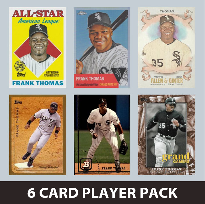 Frank Thomas Chicago White Sox 6 Card Legend Pack Topps Bowman 2025 2024 2023