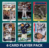Ichiro Seattle Mariners 6 Card Legend Pack 2025 2024 2023 Topps Bowman