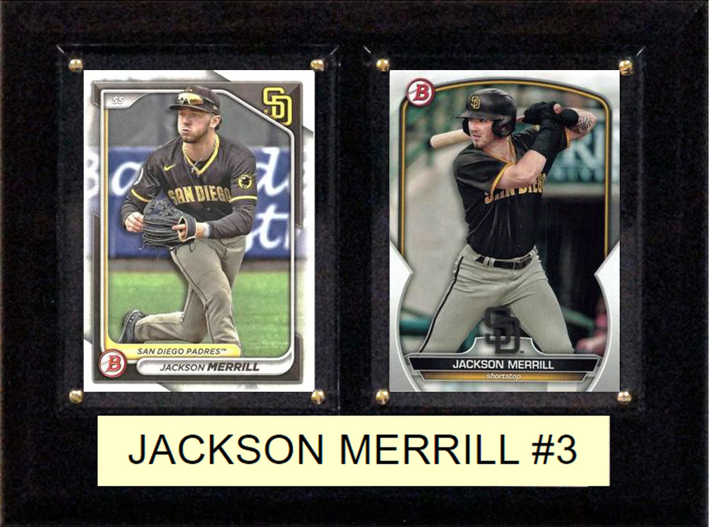 Jackson Merrill San Diego Padres #3 2025 2024 Topps Bowman Plaque hand-collated team set
