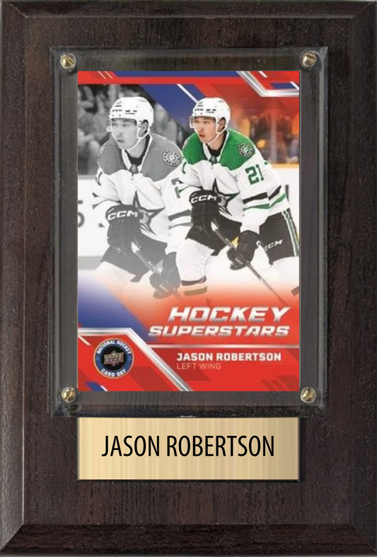 Jason Robertson Dallas Stars plaque