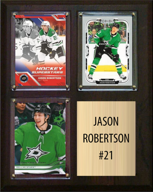Jason Robertson Dallas Stars plaque