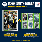 Jaxon Smith-Njigba Seattle Seahawks Football Fan Bundle - 2026 Topps Team Set + 6 Card Player Pack
