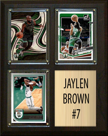 Jaylen Brown 3 Card plaque