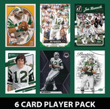 Joe Namath 6 Card Legend Pack Donruss Topps 2023 2024 2025 Panini Score New York Jets