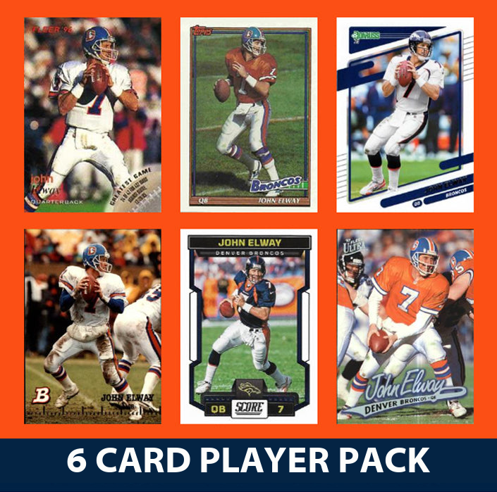 John Elway Denver Broncos Football Fan Bundle - 2026 Topps Team Set + 6 Card Legend Pack