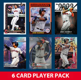 Jose Ramirez Cleveland Guardians 6 Card Player Pack 2025 2024 Topps Bowman