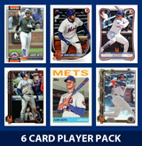 Juan Soto 6 Card Player Pack 2026 2025 Topps Bowman New York Mets